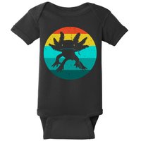Axolotl Funny Retro Baby Bodysuit