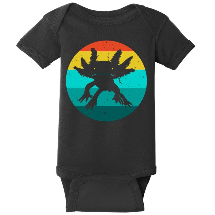 Axolotl Funny Retro Baby Bodysuit