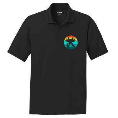 Axolotl Funny Retro PosiCharge RacerMesh Polo