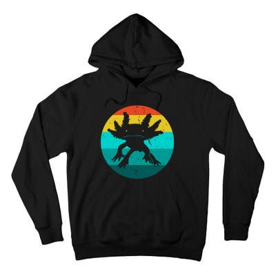 Axolotl Funny Retro Tall Hoodie