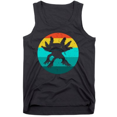 Axolotl Funny Retro Tank Top