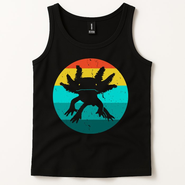 Axolotl Funny Retro Tank Top