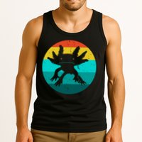 Axolotl Funny Retro Tank Top