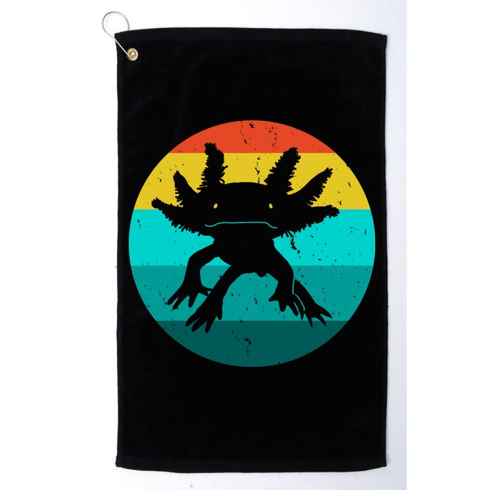 Axolotl Funny Retro Golf Towel