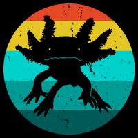 Axolotl Funny Retro Toddler T-Shirt