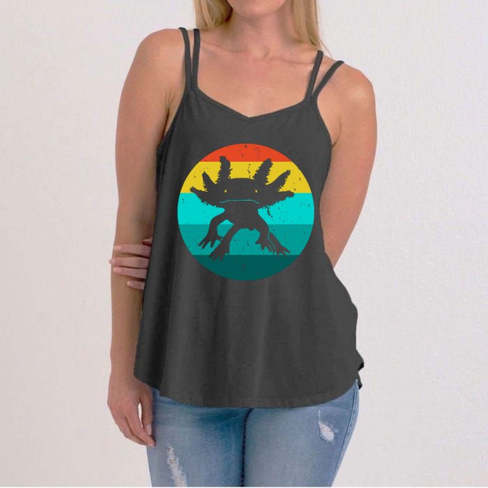 Axolotl Funny Retro Women's Strappy Tank