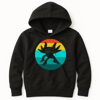 Axolotl Funny Retro Kids Hoodie