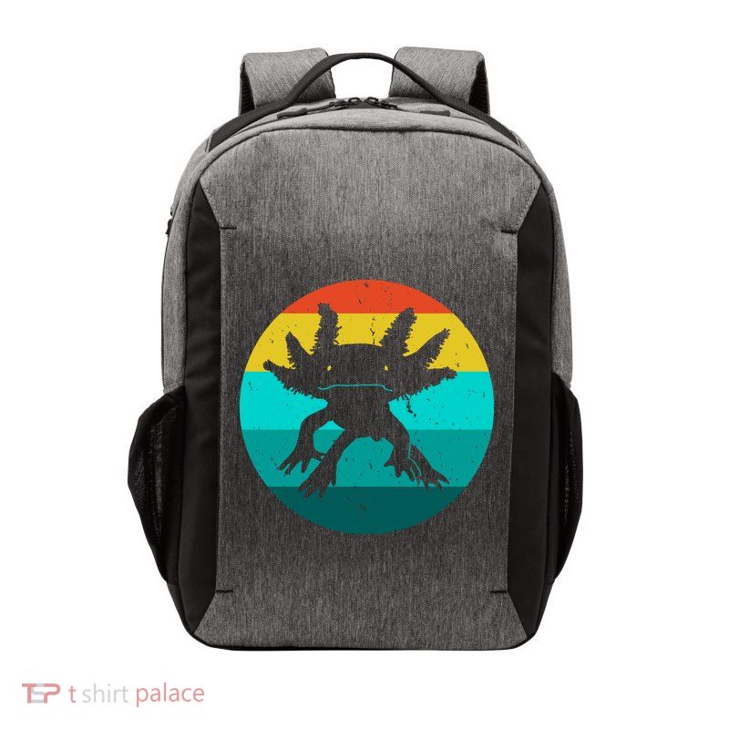 Axolotl Funny Retro Vector Backpack