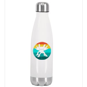 Axolotl Funny Retro Stainless Steel Insulated Water Bottle