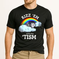 Autism Funny Rizz Em With The Tism Meme Autistic Opossum Performance Shirt