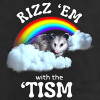 Autism Funny Rizz Em With The Tism Meme Autistic Opossum Hat