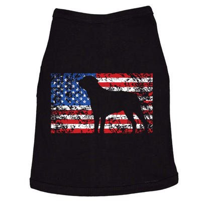 American Flag Rottweiler Dog 4th Of July USA Gift Doggie Tank