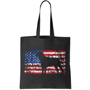 American Flag Rottweiler Dog 4th Of July USA Gift Tote Bag