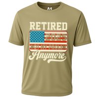 American Flag Retired 2025 Not My Problem Anymore Performance Shirt