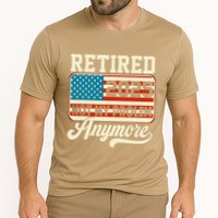 American Flag Retired 2025 Not My Problem Anymore Performance Shirt