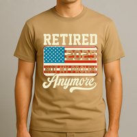 American Flag Retired 2025 Not My Problem Anymore T-Shirt