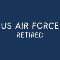 Air Force Retired Retirement Gift Drawstring Bag