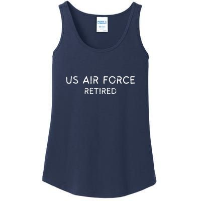 Air Force Retired Retirement Gift Ladies Essential Tank