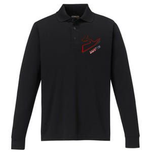 Austin Formula Racing Track Circuit Map For Fans Performance Long Sleeve Polo