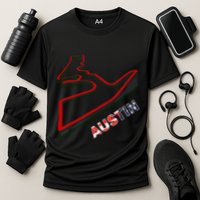 Austin Formula Racing Track Circuit Map For Fans Performance Shirt