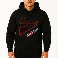 Austin Formula Racing Track Circuit Map For Fans Hoodie