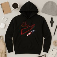 Austin Formula Racing Track Circuit Map For Fans Hoodie