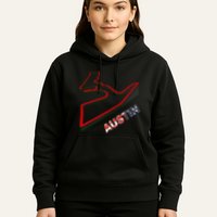 Austin Formula Racing Track Circuit Map For Fans Hoodie
