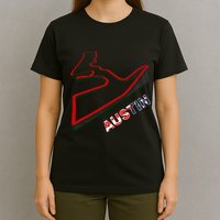 Austin Formula Racing Track Circuit Map For Fans T-Shirt