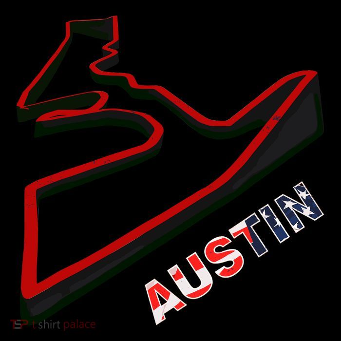 Austin Formula Racing Track Circuit Map For Fans Impact Tech Backpack
