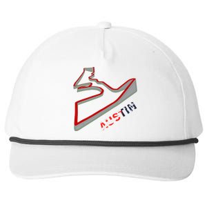 Austin Formula Racing Track Circuit Map For Fans Snapback Five-Panel Rope Hat