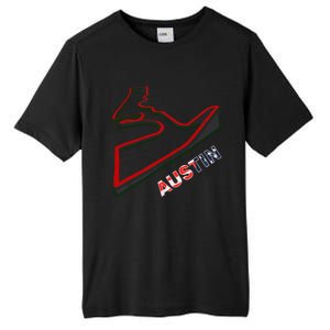 Austin Formula Racing Track Circuit Map For Fans Tall Fusion ChromaSoft Performance T-Shirt