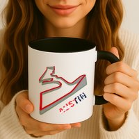 Austin Formula Racing Track Circuit Map For Fans Mug