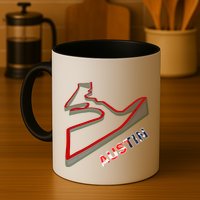 Austin Formula Racing Track Circuit Map For Fans Mug