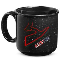 Austin Formula Racing Track Circuit Map For Fans 15oz Campfire Ceramic Mug