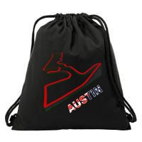Austin Formula Racing Track Circuit Map For Fans Drawstring Bag