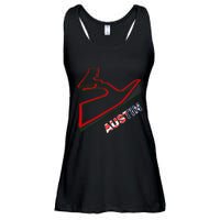 Austin Formula Racing Track Circuit Map For Fans Ladies Essential Flowy Tank