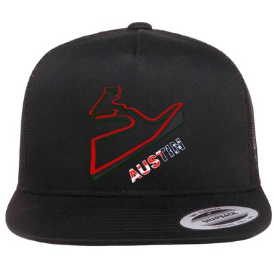 Austin Formula Racing Track Circuit Map For Fans Flatbill Hat