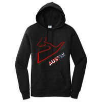 Austin Formula Racing Track Circuit Map For Fans Women's Pullover Hoodie