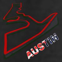 Austin Formula Racing Track Circuit Map For Fans Crop Fleece Hoodie