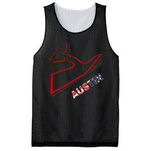 Austin Formula Racing Track Circuit Map For Fans Mesh Reversible Basketball Jersey Tank