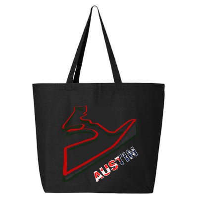 Austin Formula Racing Track Circuit Map For Fans 25L Jumbo Tote