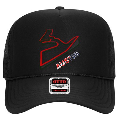 Austin Formula Racing Track Circuit Map For Fans Trucker Hat