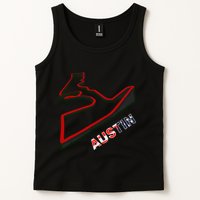Austin Formula Racing Track Circuit Map For Fans Tank Top