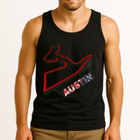 Austin Formula Racing Track Circuit Map For Fans Tank Top