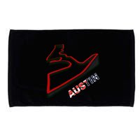 Austin Formula Racing Track Circuit Map For Fans Microfiber Hand Towel