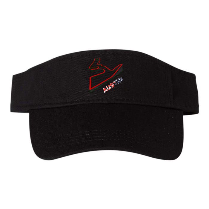 Austin Formula Racing Track Circuit Map For Fans Valucap Bio-Washed Visor