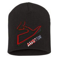 Austin Formula Racing Track Circuit Map For Fans Short Acrylic Beanie