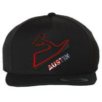 Austin Formula Racing Track Circuit Map For Fans Wool Snapback Cap