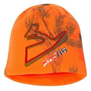 Austin Formula Racing Track Circuit Map For Fans Kati - Camo Knit Beanie