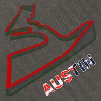 Austin Formula Racing Track Circuit Map For Fans Cotton Canvas Backpack